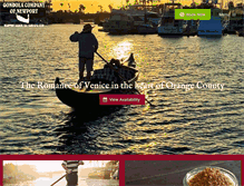 Tablet Screenshot of gondolas.com